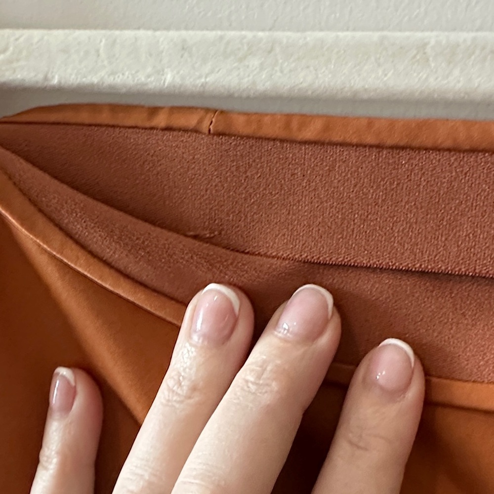 Favorite Daughter Rust Maxi Slip Skirt - Picture 3 of 6